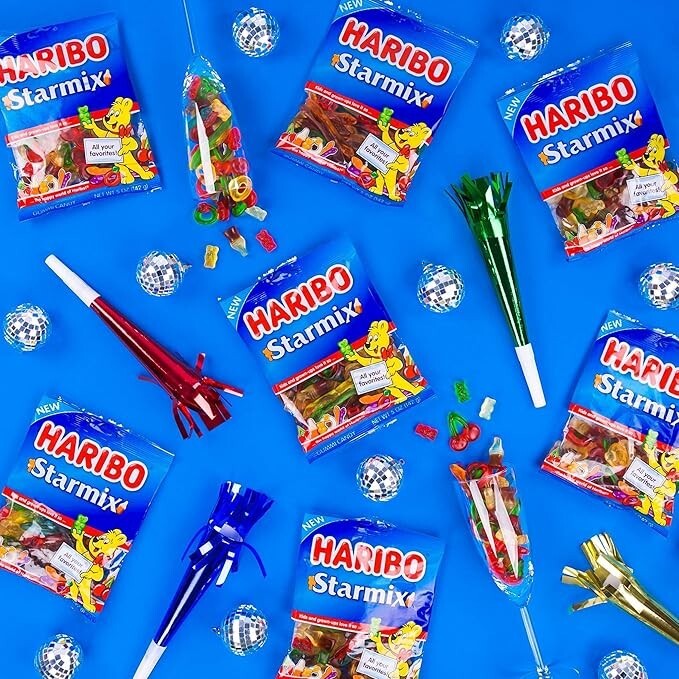 Haribo Starmix Gummi Candy, 4 oz (Pack of 12)