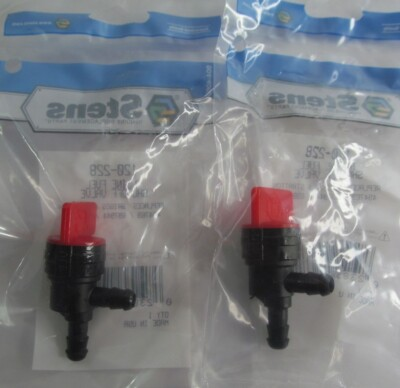 #ad 2 PACK GENUINE STENS 120 288 INLINE FUEL SHUTOFF VALVE BRIGGS amp; STRATTON 698181 $12.50