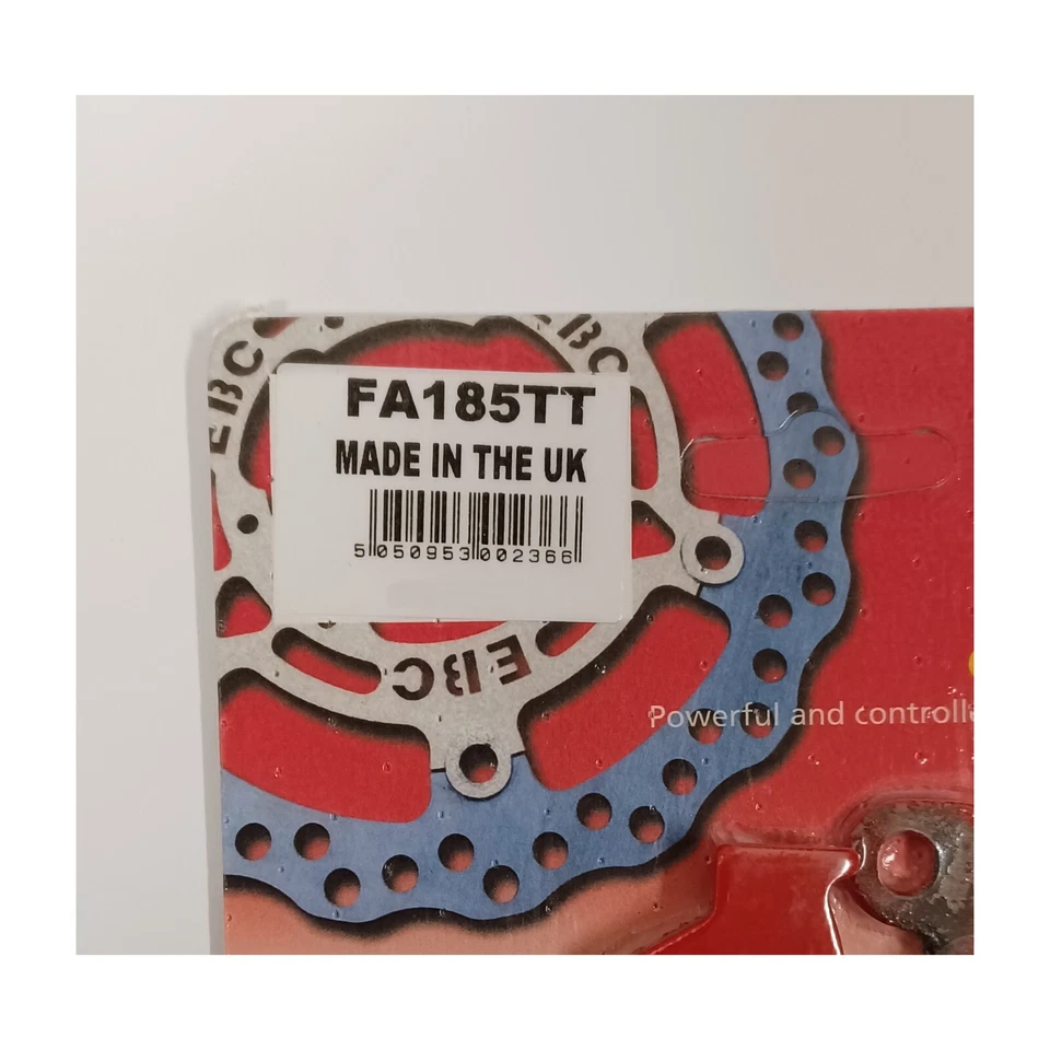 Pastillas de freno de disco delanteras EBC Carbon TT (1 juego) para Suzuki DRZ250 (2001 a 2007) Foto 3 de 4