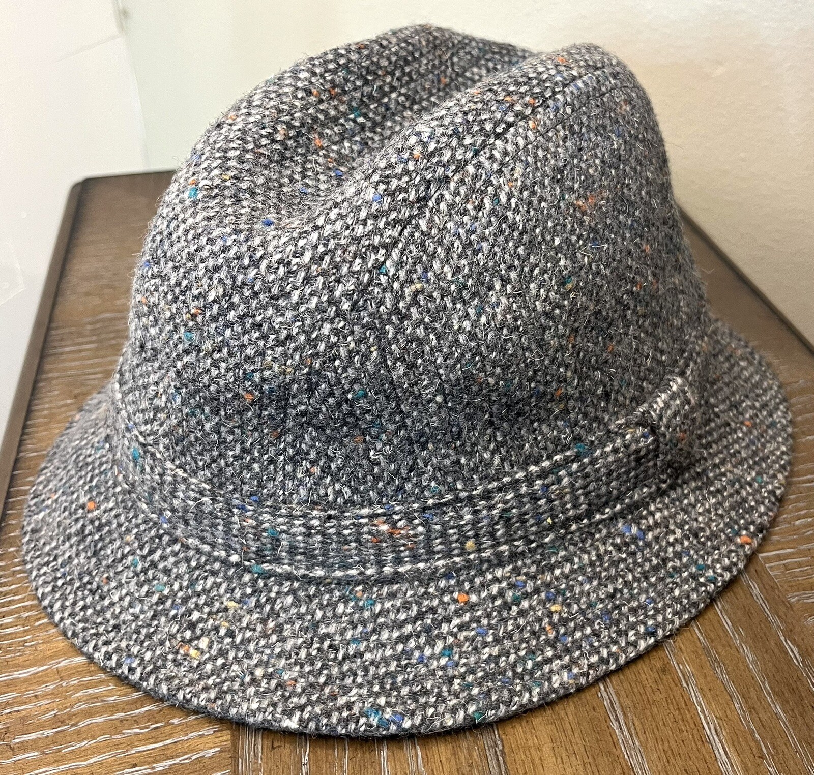 Pendleton Wool Fedora Bucket Hat -  Gray Speckled… - image 4