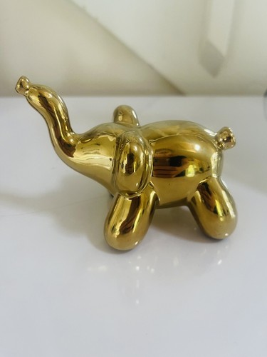 Balloon Dog And Balloon Elephant - Small - Gold - Picture 2 of 7