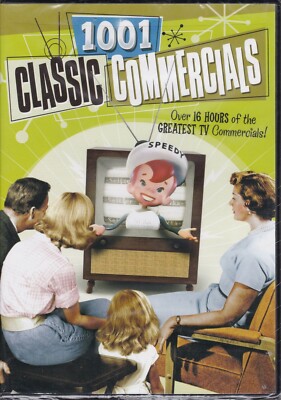 1001 Classic Commercials (DVD, 2009, 3-Disc Set) *BRAND NEW*