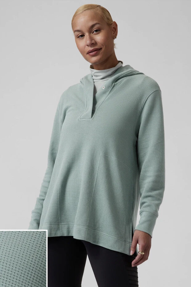 Waffle clearance hoodie womens