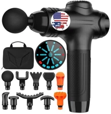 Massage Gun Deep Tissue, Back Massage Gun for Athletes for Pain Relief,10 Speeds