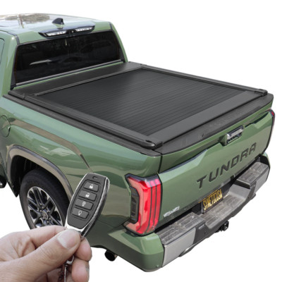 Power Retract ER Tonneau Cover Aluminum Fit 2007-26 Tundra 5.5ft (w/Deck Rails)