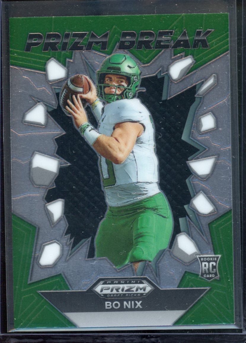 2024 Panini Prizm Draft Picks #PB-BNX Bo Nix Prizm Break
