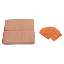 ORANGE 1000 PCS Large Perforated  Hang Tags Coupon Price Paper Label Card