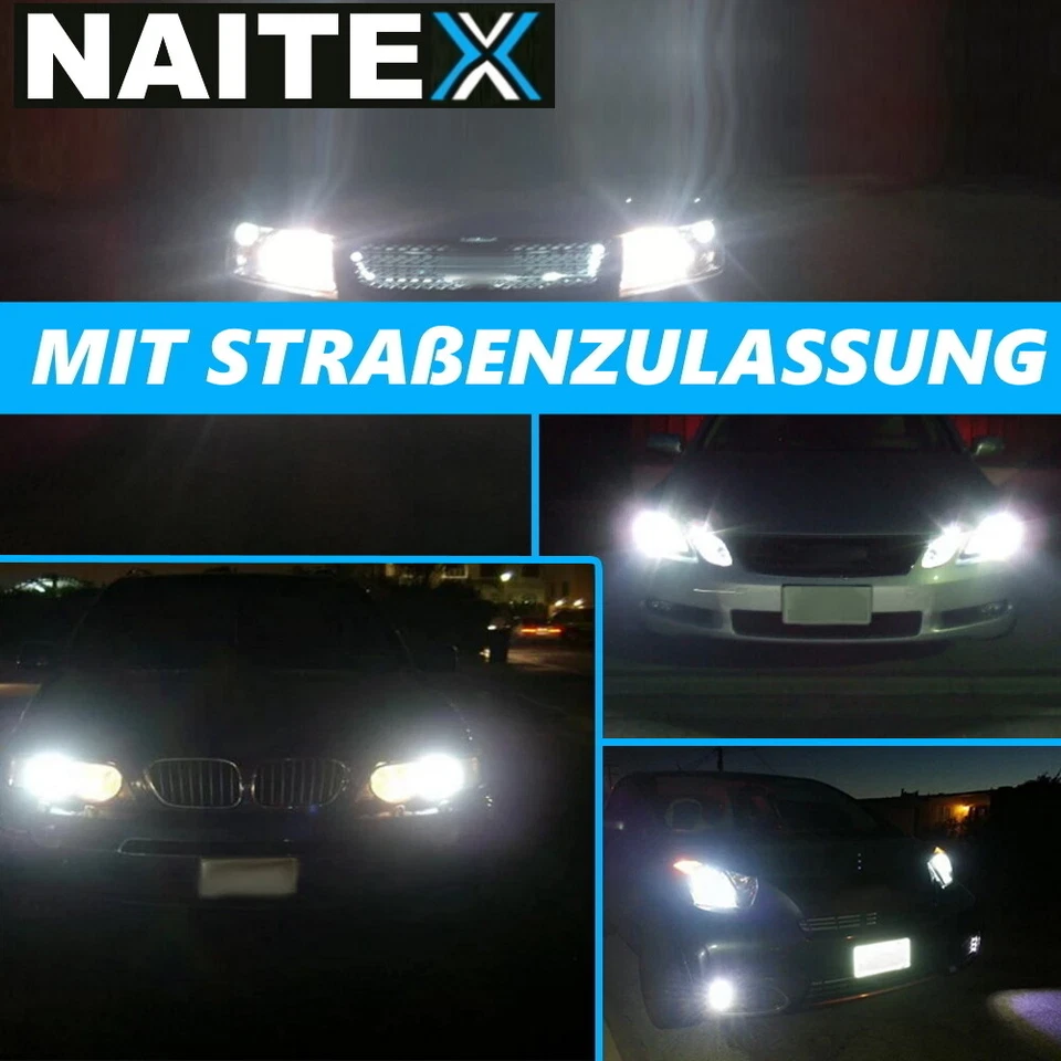 NAITEX SUPER WHITE H7 8500K 55W HALOGEN LAMPEN XENON LOOK EFFEKT BIRNEN LEUCHTEN - Bild 4 von 4