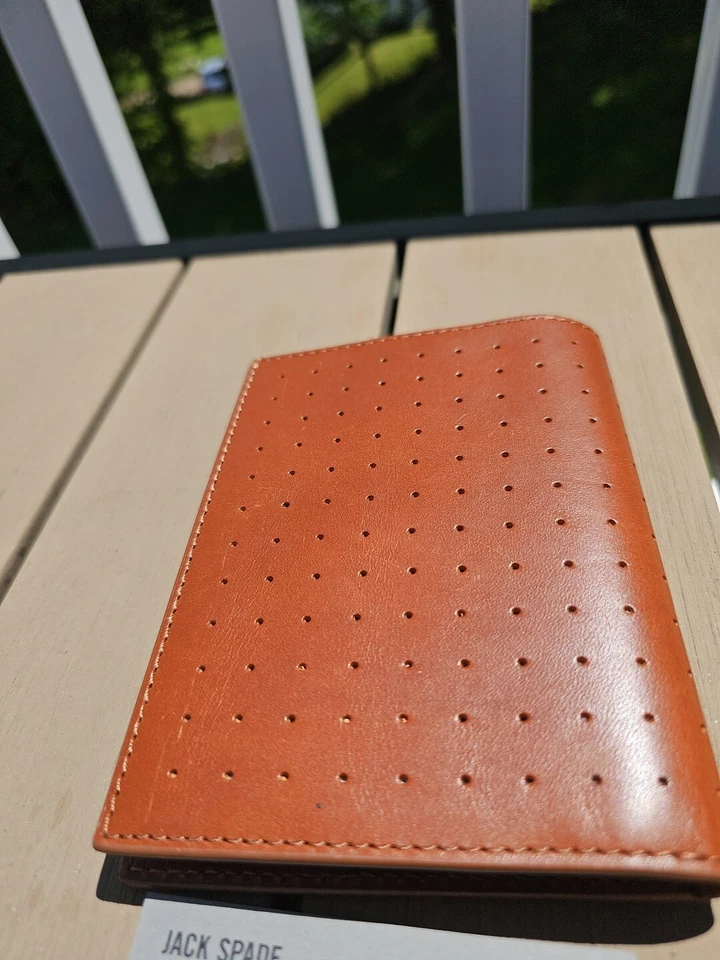 Jack Spade Passport Wallet W6RU0272 610 LEATHER TOBACO (226) - Image 3 of 4