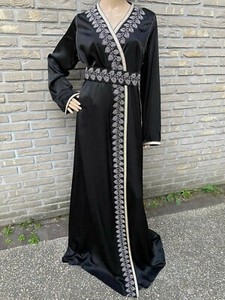 caftan simple noir