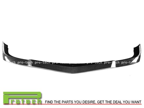 CS2 STYLE CARBON FIBER FRONT BUMPER LIP FOR M-BENZ W211 E63 AMG 2006-2009 ONLY - Picture 2 of 2