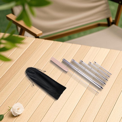 Rope Splicing Tool Kit Stainless Steel Knotter Tools for Double Braid Eye Line - Picture 11 of 11