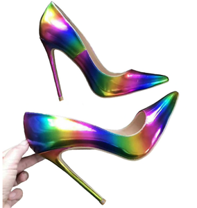 rainbow heels