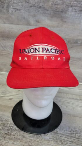 Union Pacific Railroad Cap Red Snapback Adjustable