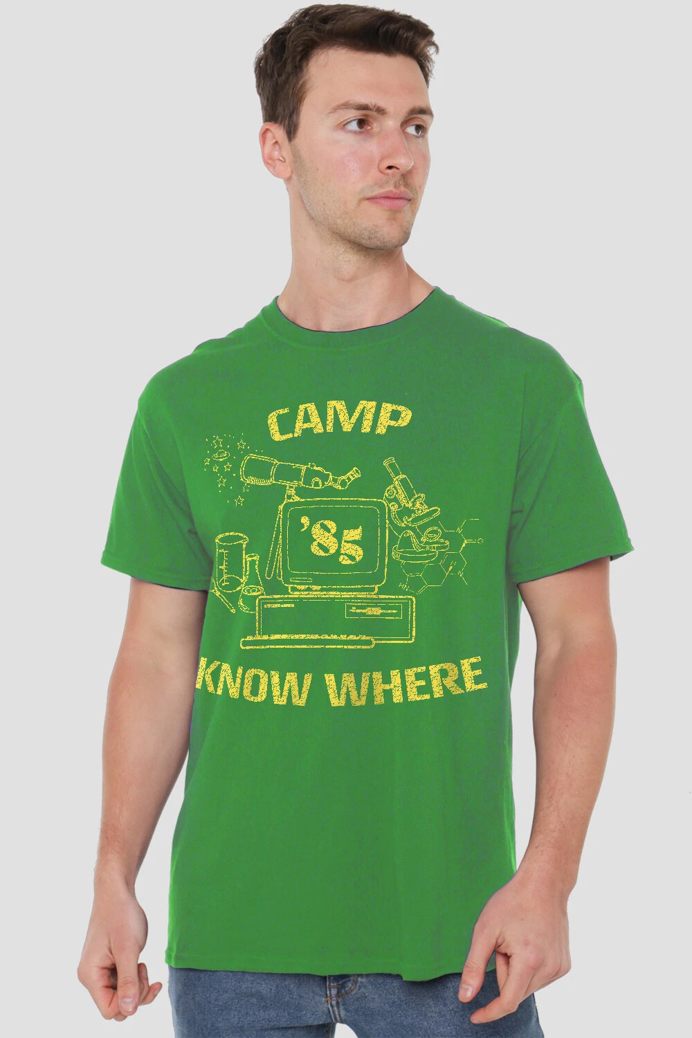 STRANGER THINGS CAMP KNOW WHERE 1989 - Mens T-Shirt S-2XL