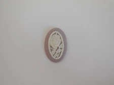 Wedgwood Lilac Jasperware Rose Flower Jewelry Cameo