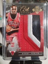 BOBBY PORTIS 2015-16  COURT KINGS ART NOUVEAU PATCH /25 RC BULLS