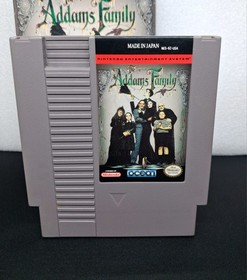 THE ADDAMS FAMILY NES Nintendo CIB Complete  Excellent Condition