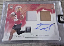 2024 Impeccable Elegant Isaac Guerendo Rookie Helmet Patch Auto 12/75  