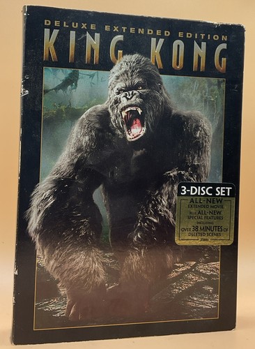 King Kong DVD 2006 3-Disc Set Deluxe Extended Version **Buy 2 Get 1 Free**