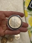 1993 1 oz Silver American Eagle (Rose Toning!)