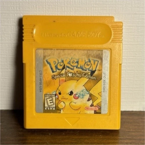 Nintendo Pokémon Yellow Special Pikachu Edition Game Boy RPG NTSC-U/C 1999