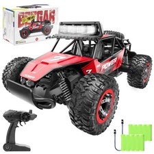 Remote Control Car Transform into Robot One Button LED Light Great Toy Gift Boys