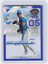 2025 Panini Prospect Edition Kemp Alderman #175 Holo Ticket Blue Ice 201/299