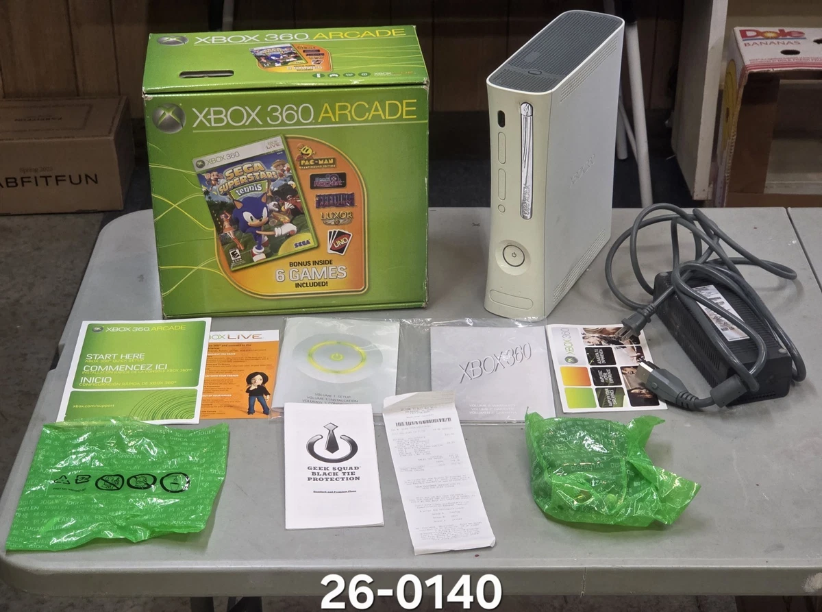 Microsoft Xbox 360 Arcade Home Console Video Game Consoles for