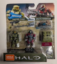 Halo Infinite Mega Construx Halo Master Chief VS Brute Warrior 2020 Figures