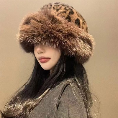 Damen Pelzmütze Kunstfell Russische Kosakenmütze Flauschig Warm Winter Skimütze