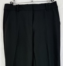 Talbots Hampshire Ankle Pants 8 Womens Black Dress Pants