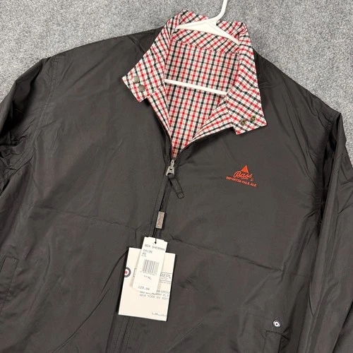 Ben Sherman Bass Ale Reversible Jacket Mens XL Deadstock NWT Harrington Plaid - product listing photo
