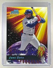 Juan Soto 2025 Bowman Chrome #MR-15 Purple Mega Refractor Meteoric Rise /250