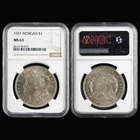 1921 United States $1 Morgan Silver NGC MS 63 02