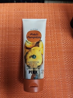 VICTORIA S SECRET PINK BASIC PUMPKIN FRAGRANCE BODY LOTION CREAM 8 oz New