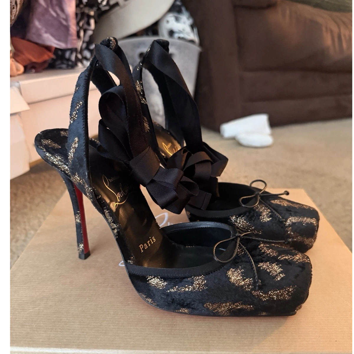 Christian Louboutin Women's Lace Up Heels for Women for sale | eBay