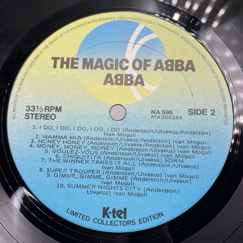 ABBA - THE MAGIC OF ABBA gatefold RARE AUS ORIGINAL PRESS VINYL LP RECORD - Image 4 of 4