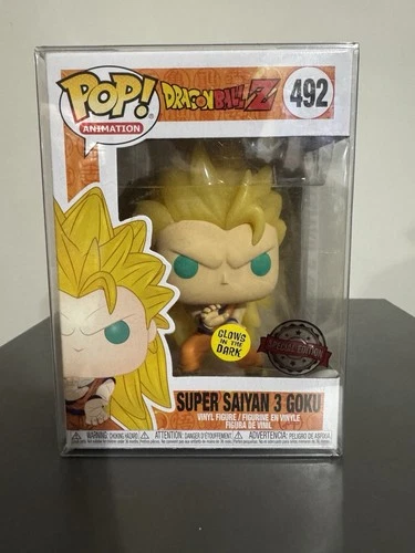 Funko Pop! Dragon Ball Z - Super Saiyan 3 Goku #492 GITD Glows