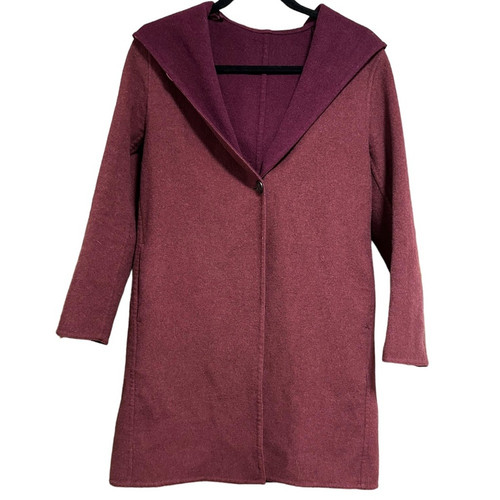 auralee hooded double coat - Gem auralee hooded double coat - Gem