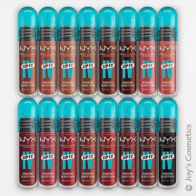 NYX Lip I.V. Hydrating Lip Gloss Stain WSLS - Wähle Deine Farbe 0.16 fl oz/5 ml - Bild 1 von 4