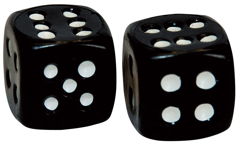 Колпачки клапанов Weldtite Dice черного цвета комплект из 2-х 2090₽