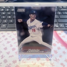 2024 Topps Stadium Club Chrome Baseball Yoshinobu Yamamoto RC Dodgers #114