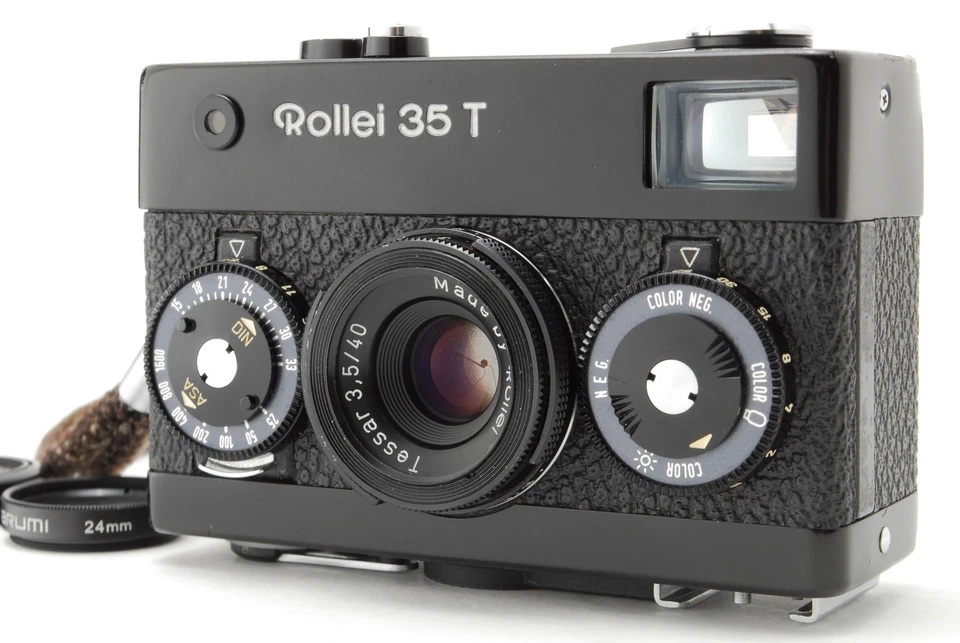 [ Near MINT ] Rollei 35 T Film Camera 40mm F3.5 Mercury Battery Adapter JAPAN - Image 3 of 4