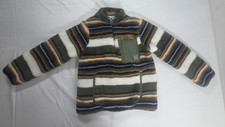 Hurley Boys Sherpa Quarter Zip Pullover Size M 8 Fern Green
