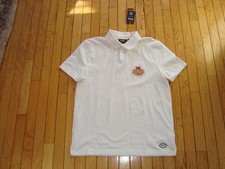 HUGO BOSS NFL MEN'S WHITE PIQUE COMMANDERS POLO SHIRT SIZE LARGE BNWT 