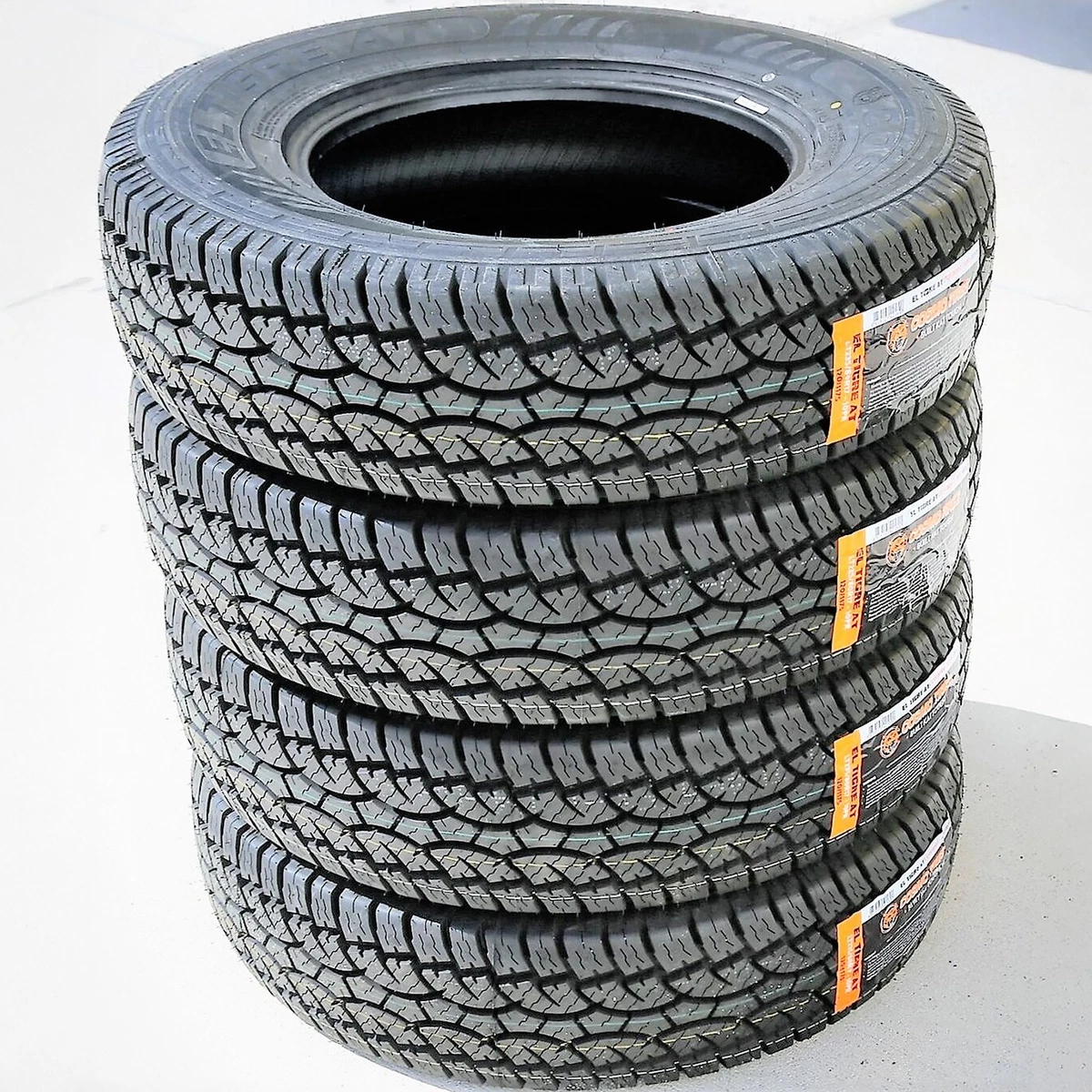 Atlas Tire Paraller A/T LT235/80R17 Load E 10 Ply All Terrain – 31.8" O.D, OWL White Letters, 50k Mile Warranty