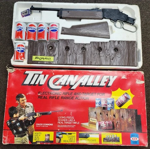 VINTAGE 1970'S IDEAL TOYS TIN CAN ALLEY ELECTRONIC GAME SPARES OR REPAIR