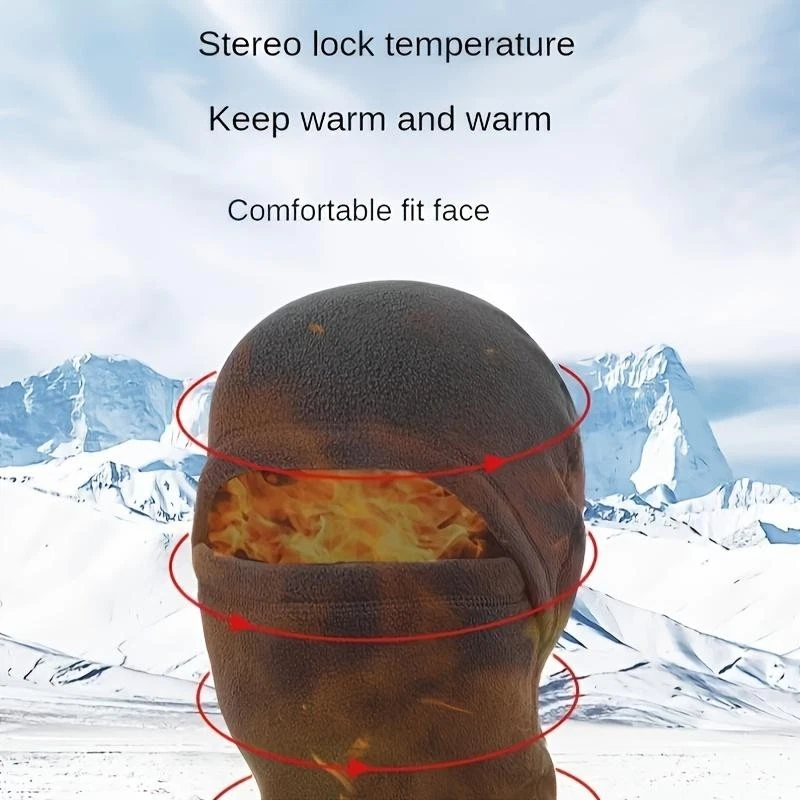 Jersey a prueba de viento al aire libre esquí montañismo máscara facial fría completa protección cuello deporte Foto 2 de 4