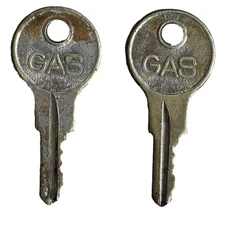 Vintage Auto Gas Cap Key; Seal-Tite Hollywood Accessories Lot Of 2; Collectible